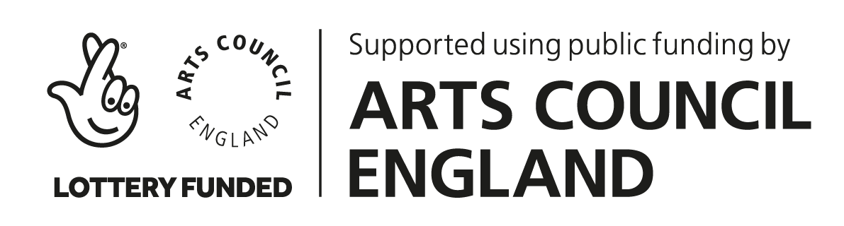 Lottery Funded. Supported using public funding by Arts Council England.